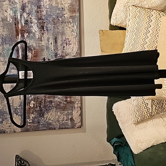 FREE PEOPLE LA Nite Black Sleeveless Mini Dress - Picture 5 of 8